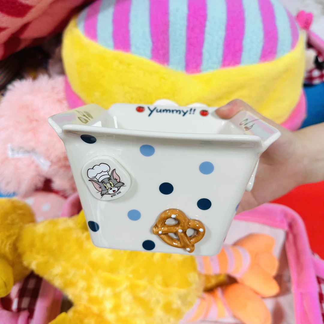 【星漫】猫和老鼠卡通风方形薯条碗沙拉碗