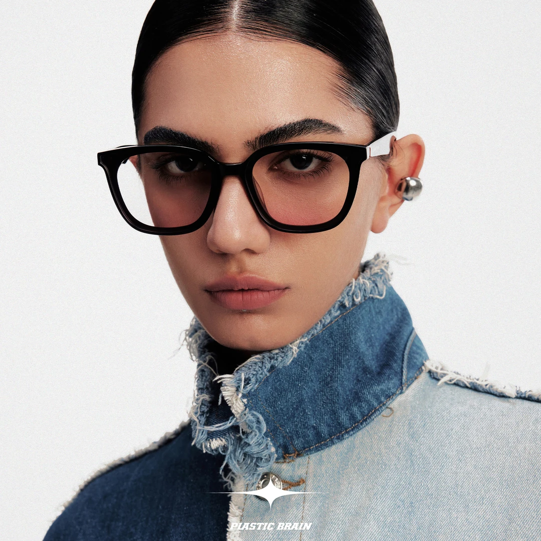 PLASTIC BRAIN/塑料脑袋复古潮流圆框太阳眼镜百搭墨镜眼镜