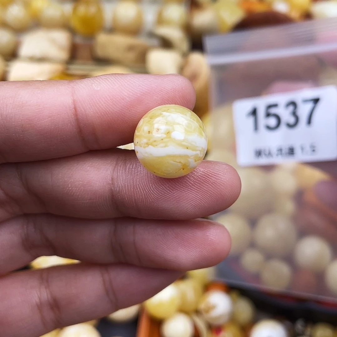 未镶嵌蜜蜡珠宝奇石粉15虎皮