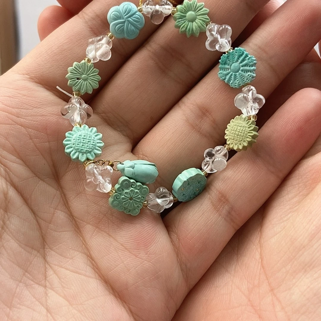 未镶嵌绿松石珠宝奇石