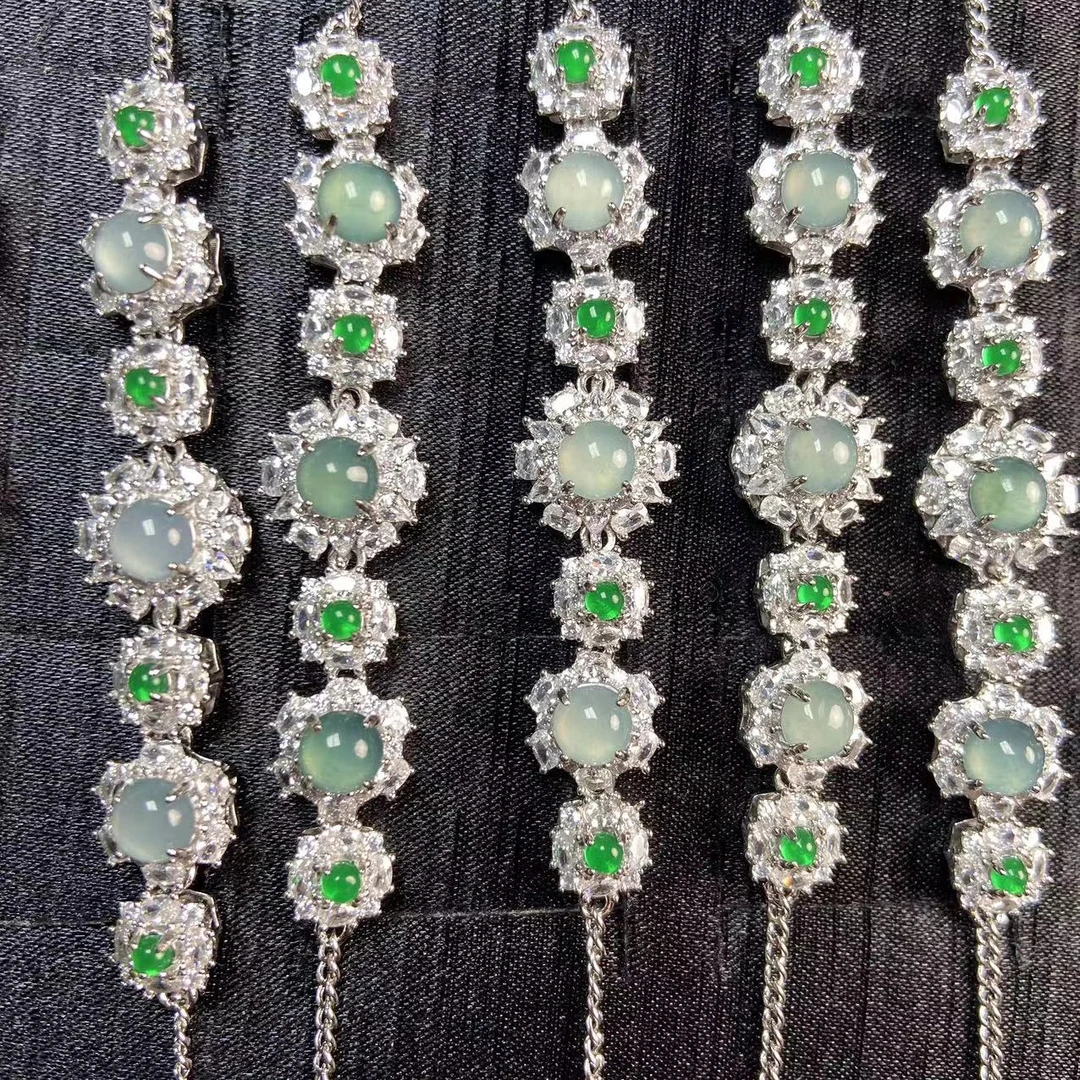 16112天然A货翡翠【手链】多样性发一个