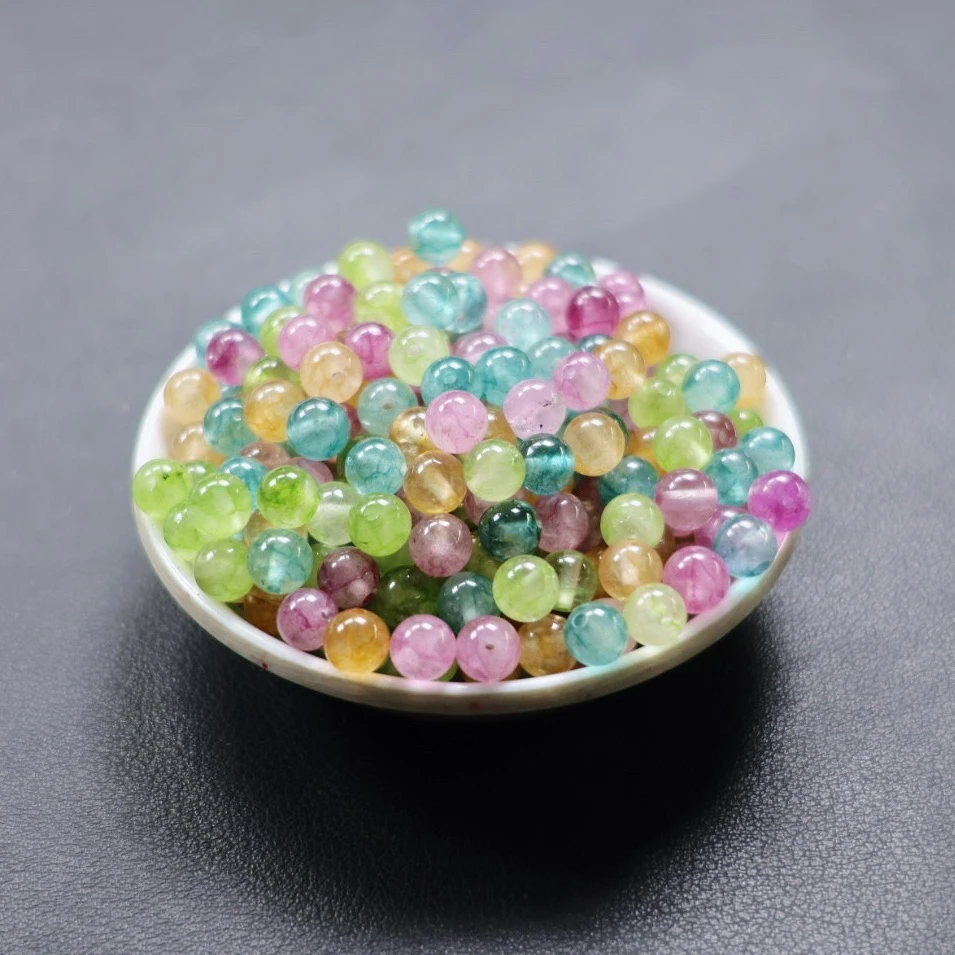 【散珠批发】W2501彩虹碧玺6MM*40颗