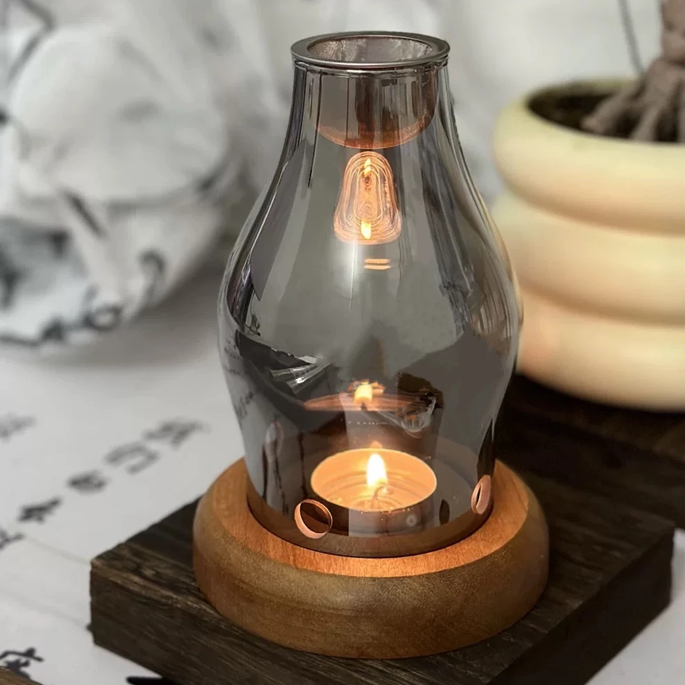 【沐姐珠宝】新中式沉香熏香灯单个装（赠送蜡烛）