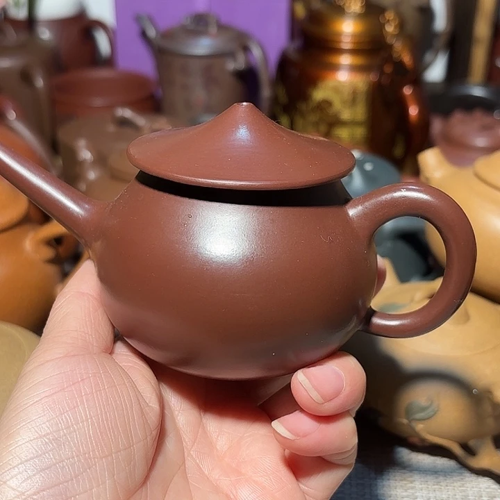 紫砂茶壶原矿宜兴紫砂微瑕
