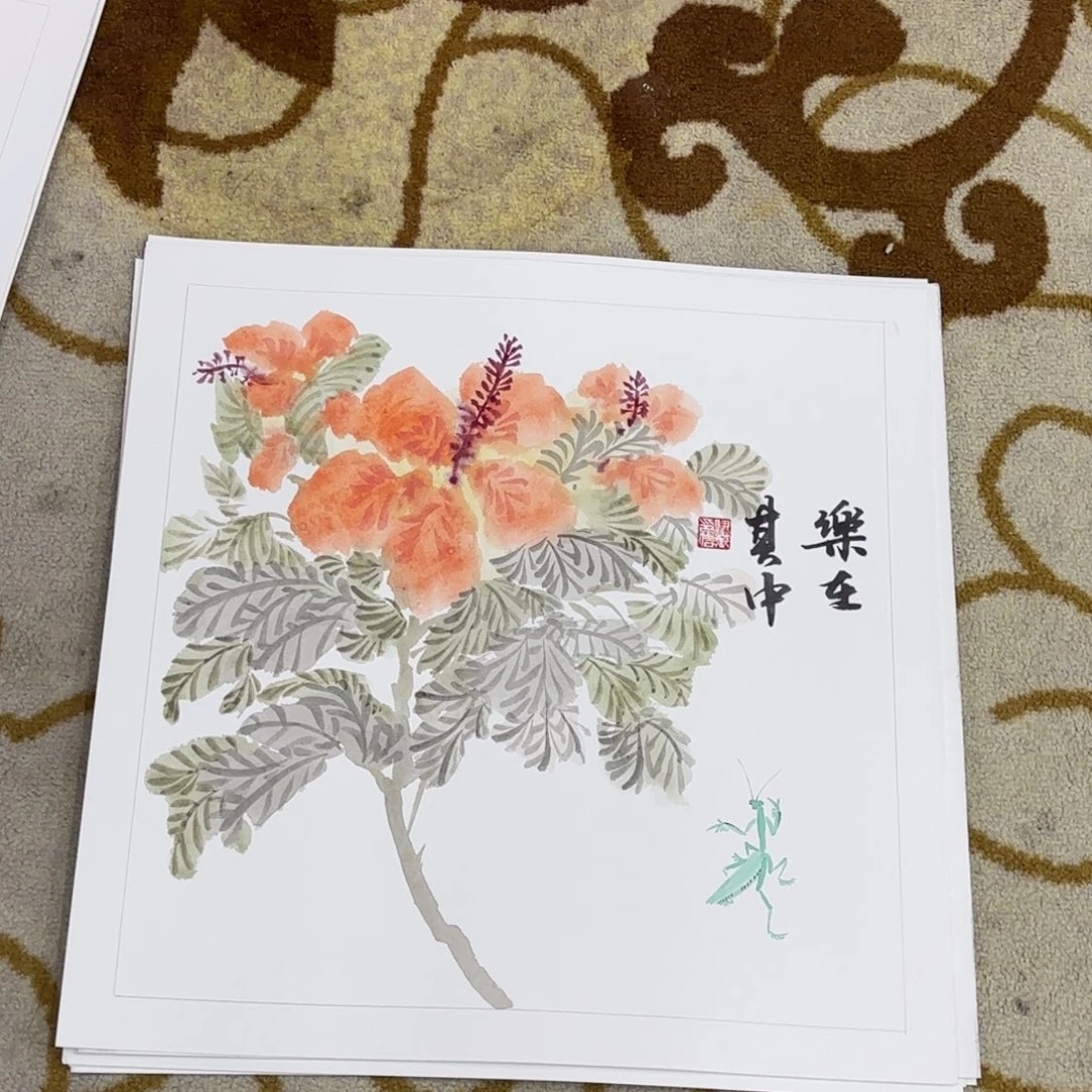 国画国画作品一万老师侯