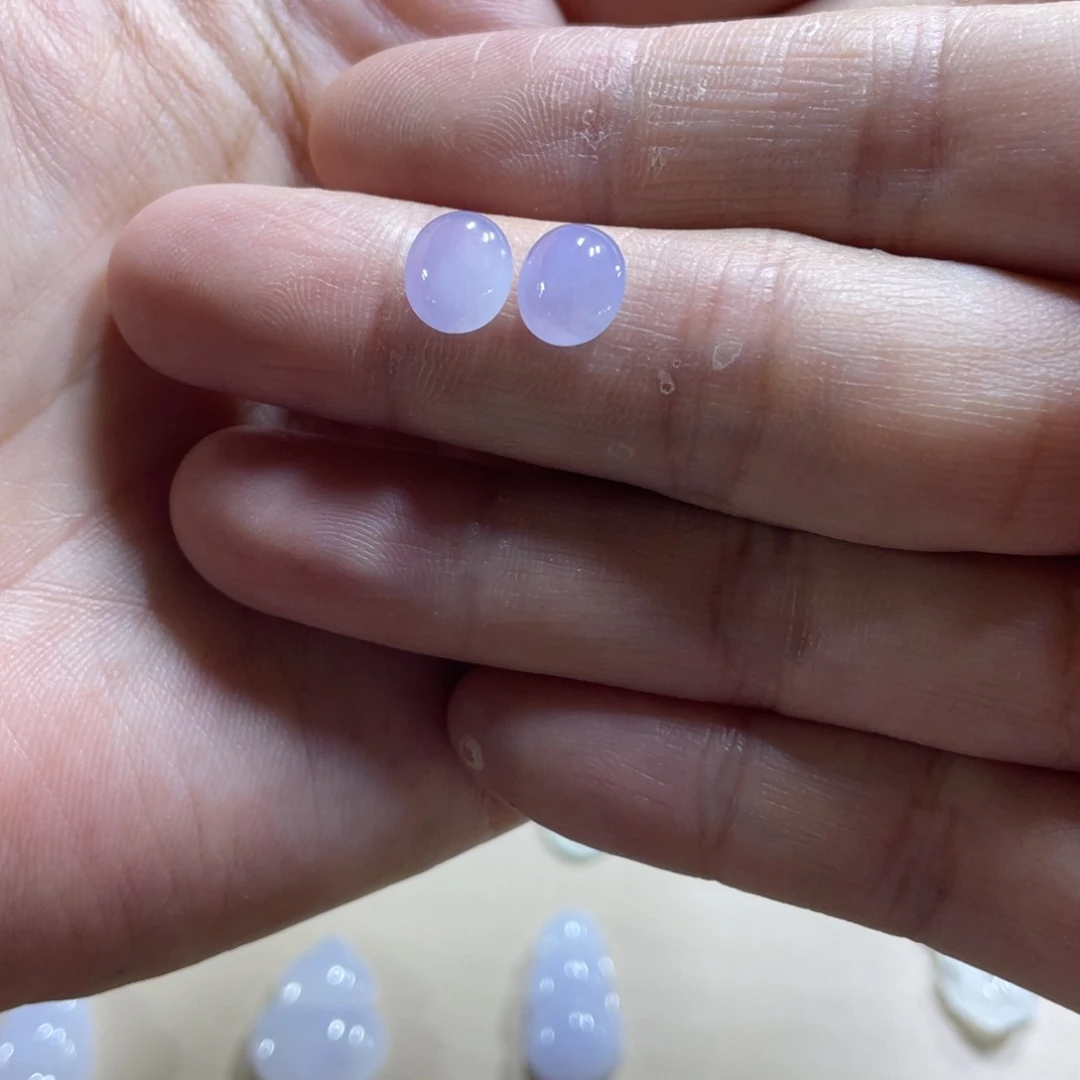 颈饰未镶嵌翡翠紫蛋面