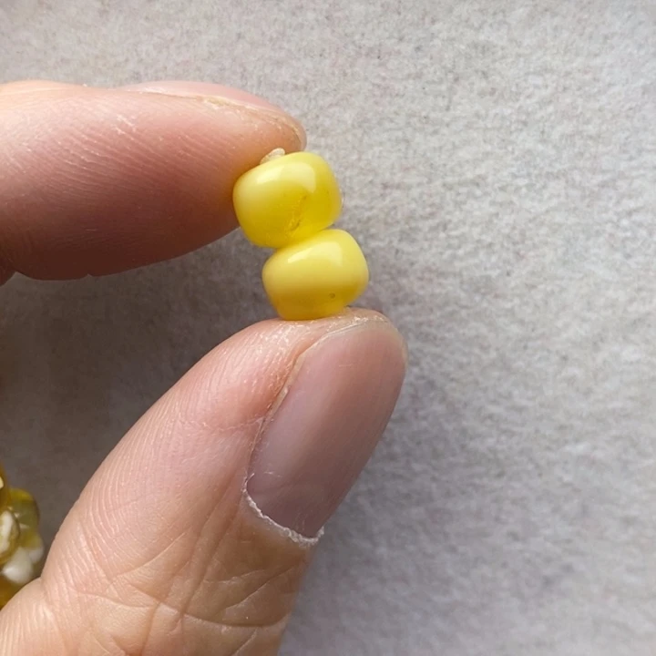 琥珀未镶嵌裸石微瑕冰片卡7➕