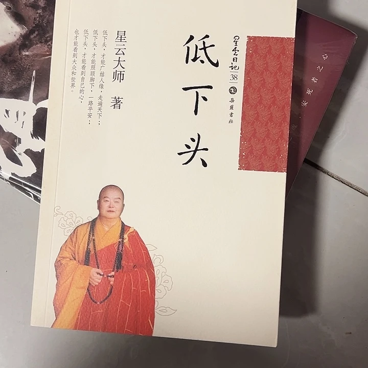 星云大师的 低下头一本