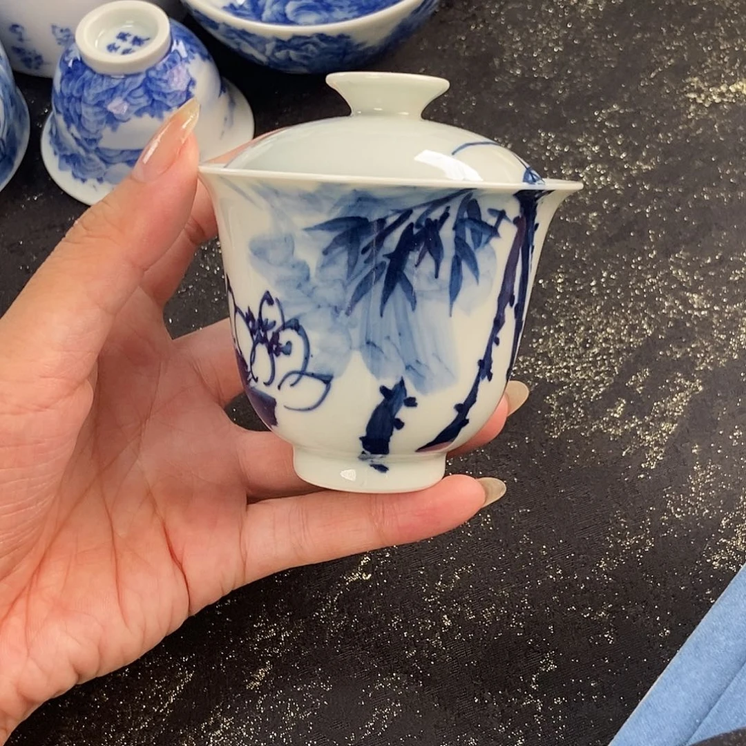 杯子景德镇手绘茶器