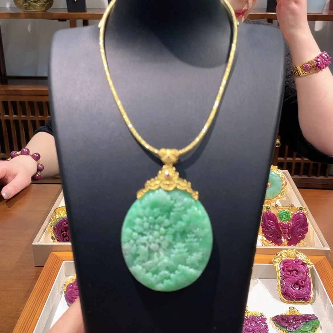 锦纶铁合金吊坠项链