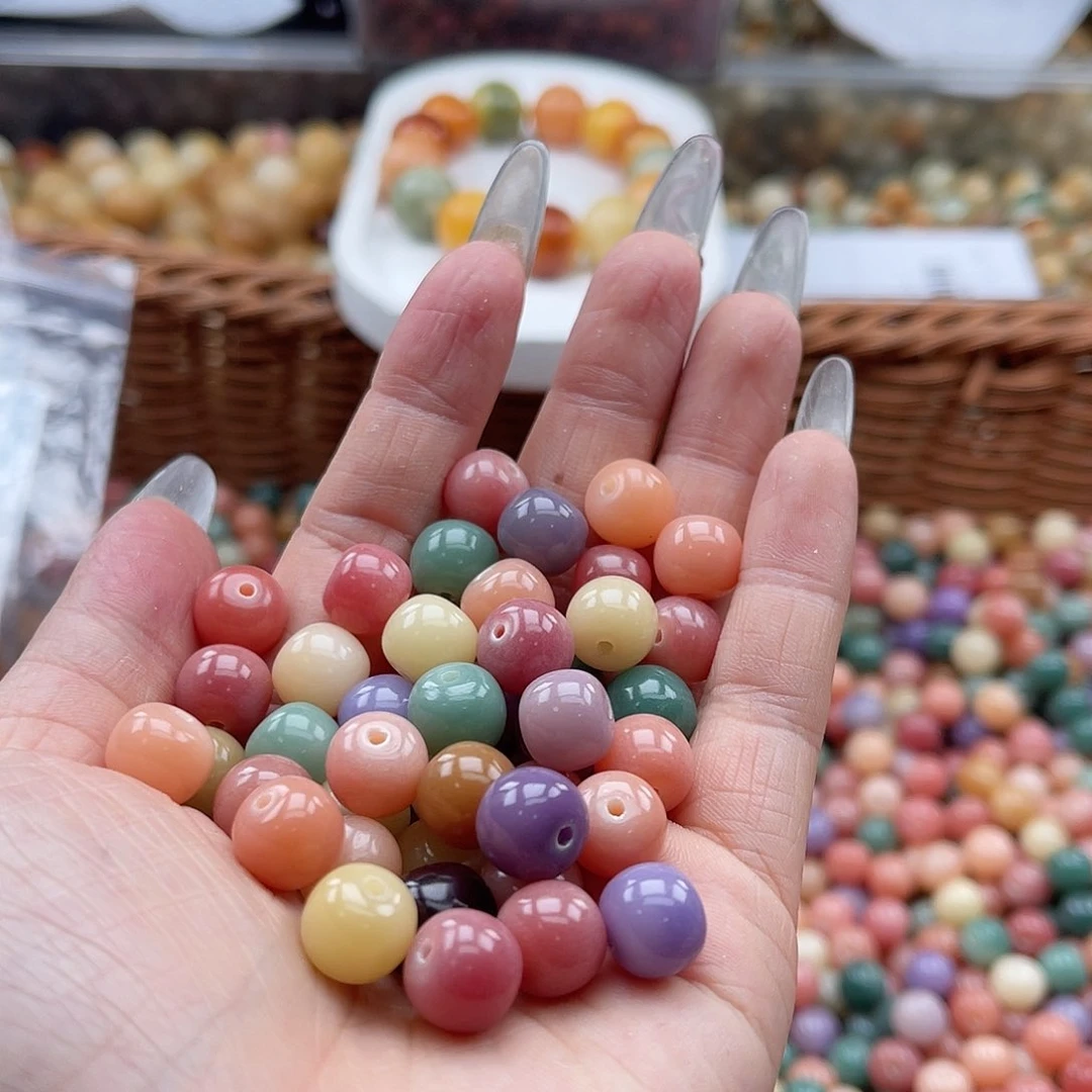 白玉菩提吊坠q10mm/100+10颗