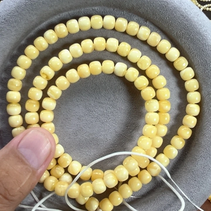 未镶嵌颈饰蜜蜡纯天然俄料奶白精工老型