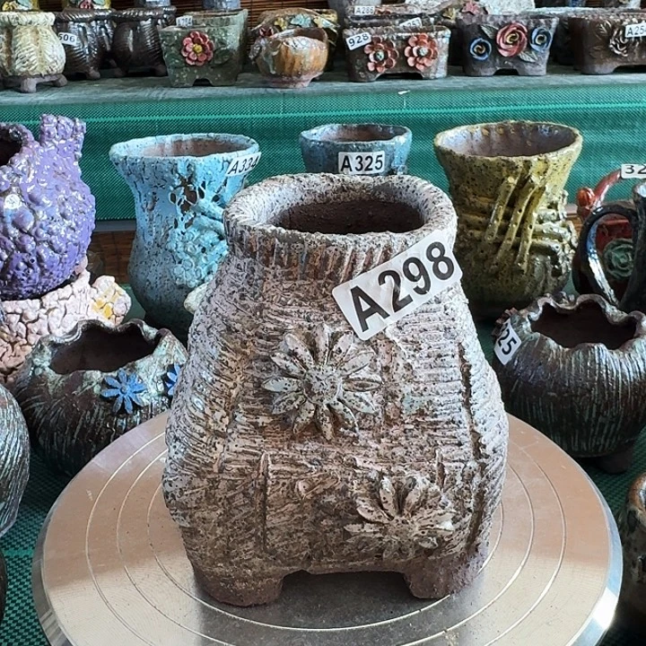 内口6高14.5粗陶手工