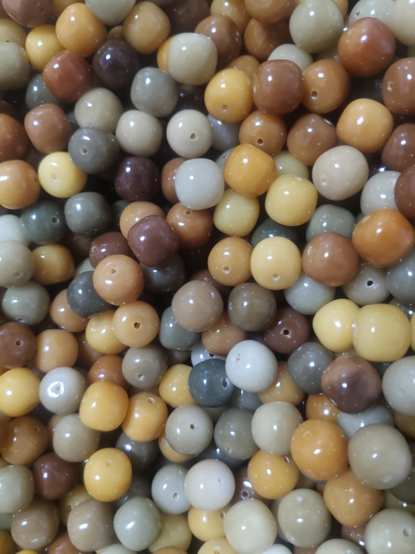 精品精拋13.8mm天然菩提多宝桶珠