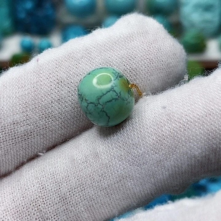 绿松石未镶嵌天然原矿 地大质检