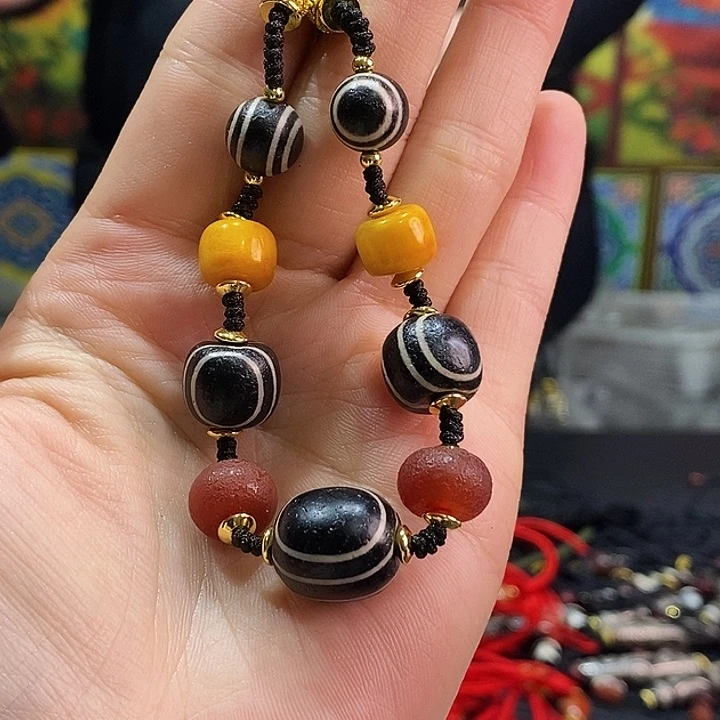 玛瑙/玉髓颈饰合金多样性发其一212