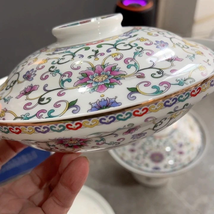 杯八寸白珐琅和器正价