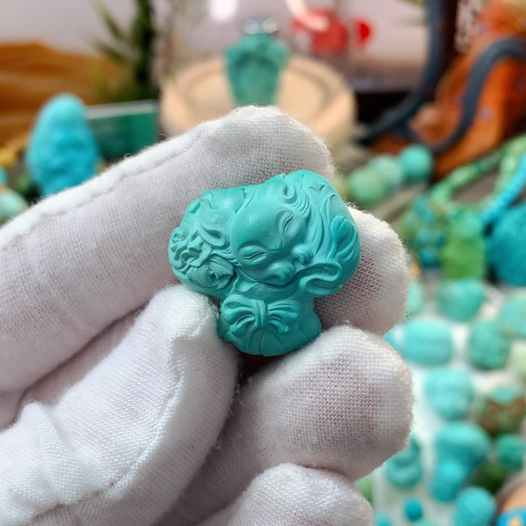 绿松石未镶嵌珠宝半成品