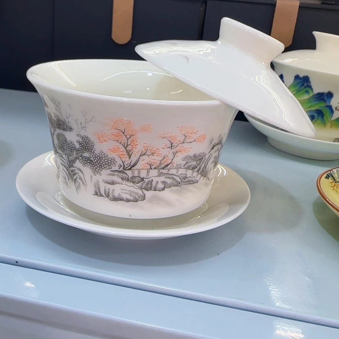 这些盖碗真好看！！！