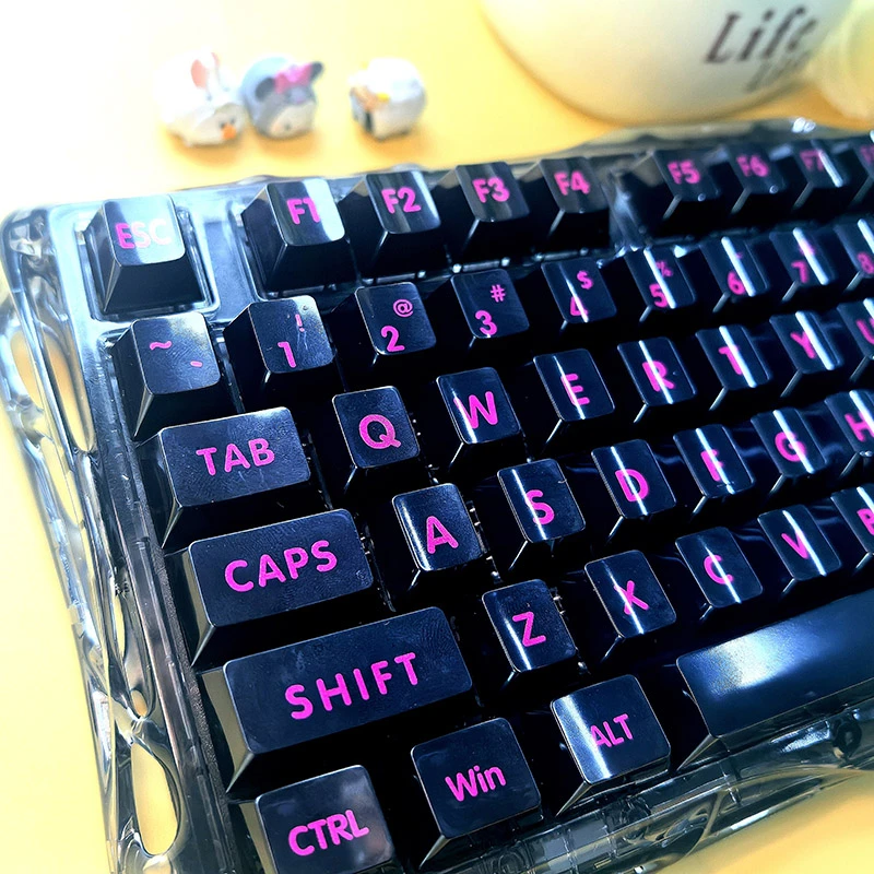 致壹wooting键帽原厂高度镜面金属质感rog夜魔75PBT客制化免喷涂