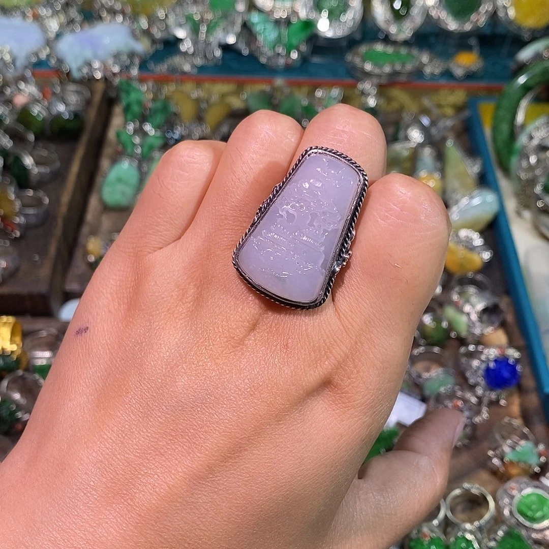 翡翠散珠吊坠炸炸炸