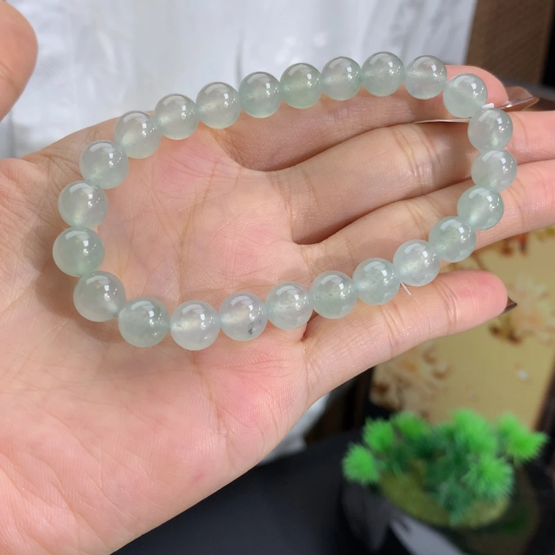 未镶嵌手串翡翠卡8冰种晴手串