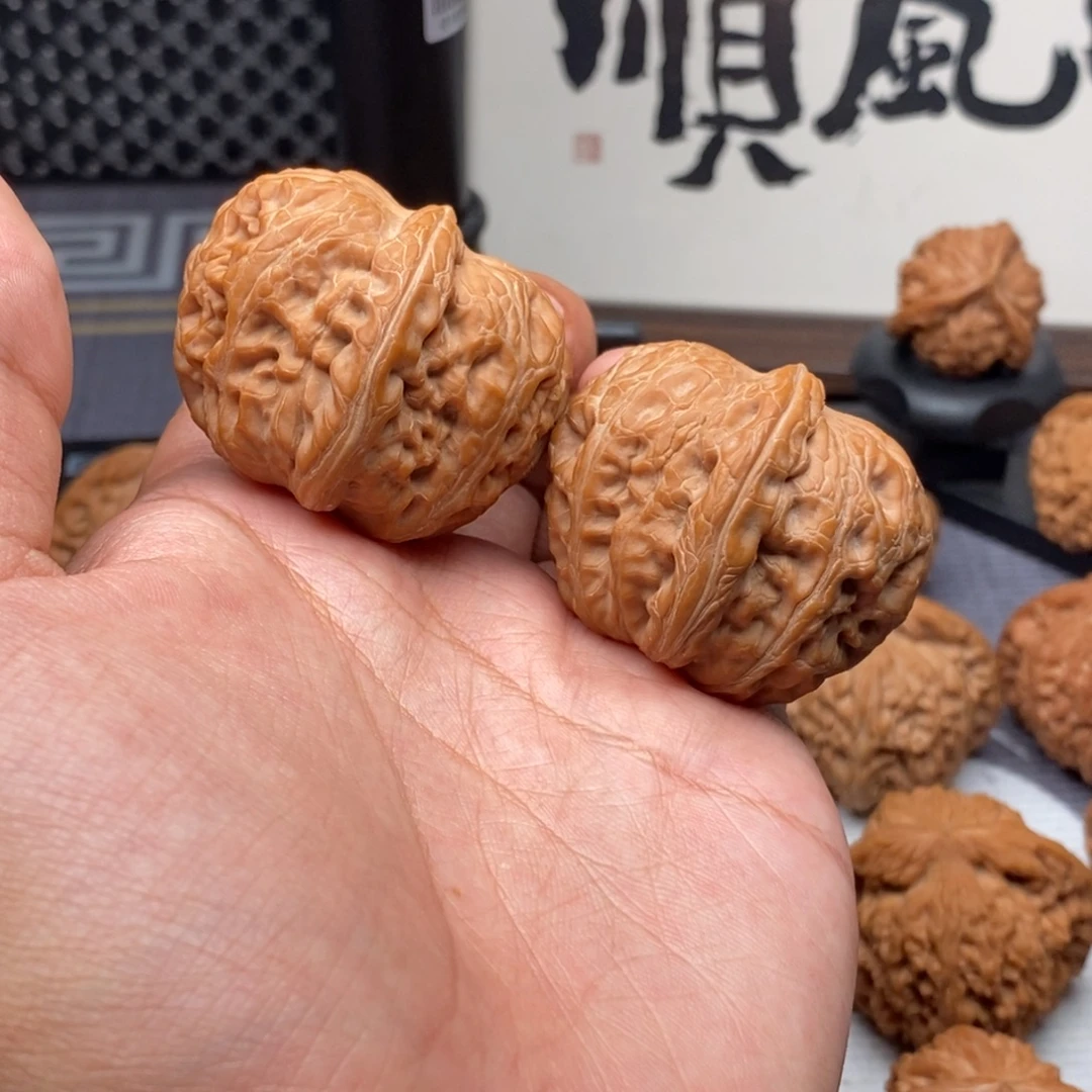 把件文玩核桃全品43平谷元宝51克