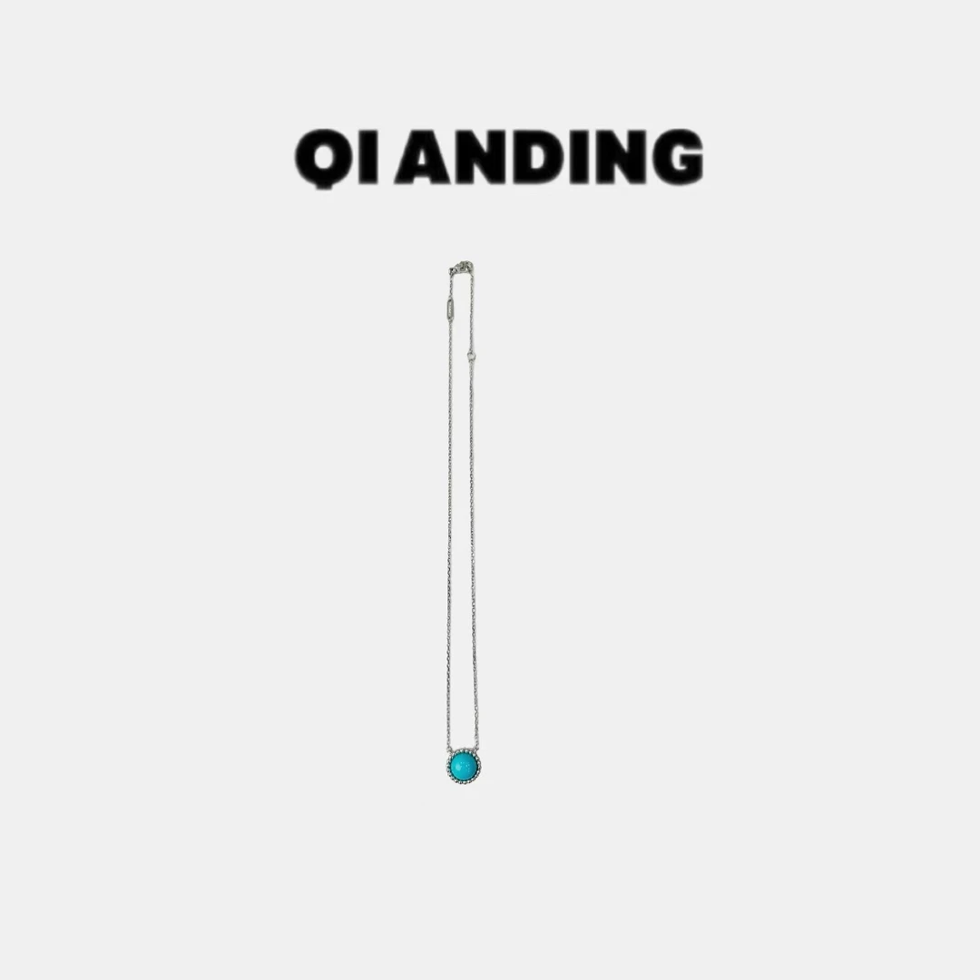 铜项链 时尚简约轻奢小众圆形项链25433