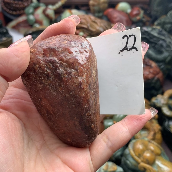 岫岩河磨玉（透闪石质玉）把件未镶嵌
