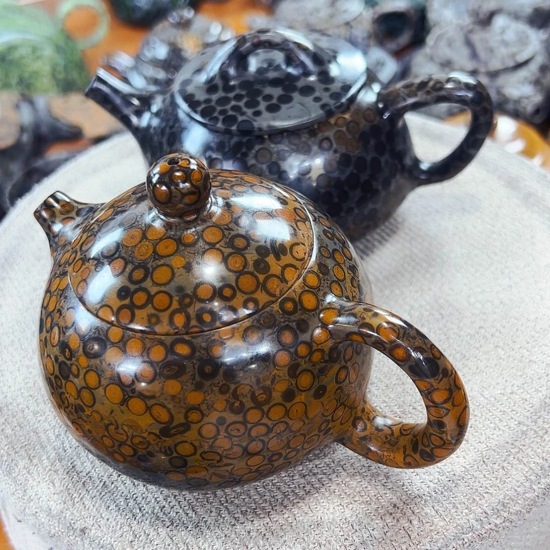 茶空间天然石料金钱豹用****3