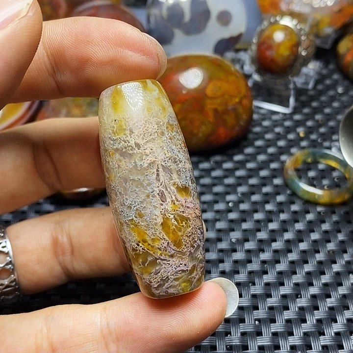 佛***魔玛瑙/玉髓未镶嵌颈饰