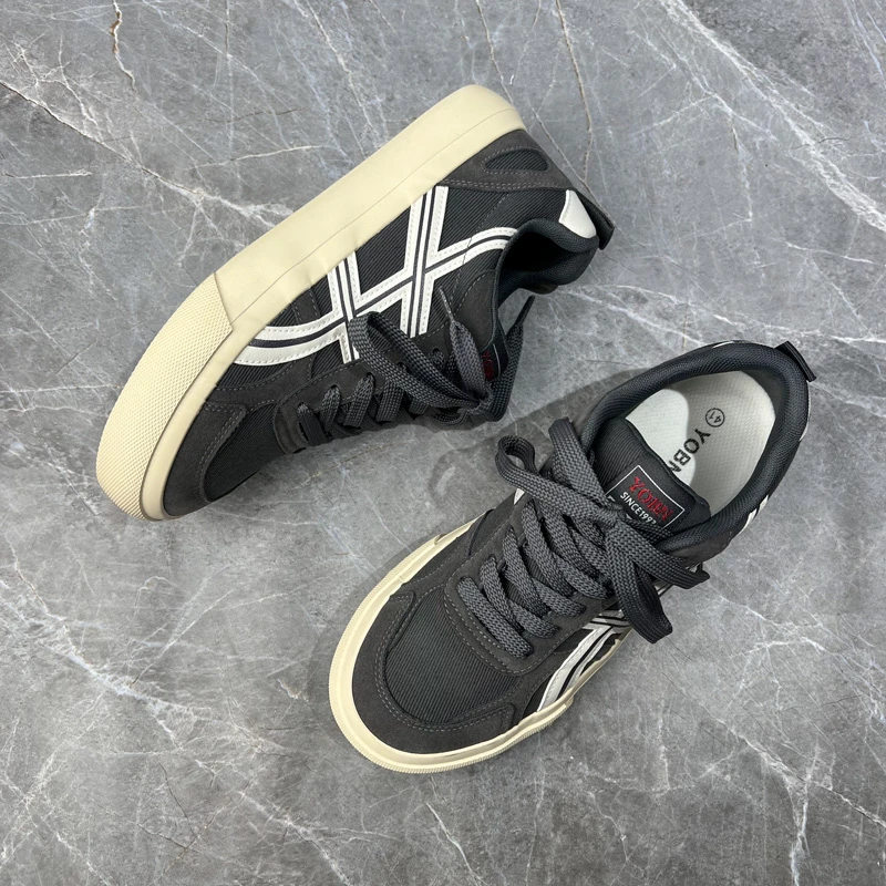 鞋子男款2025新款爆款男士高颜值休闲运动板鞋学生潮流百搭帆布鞋