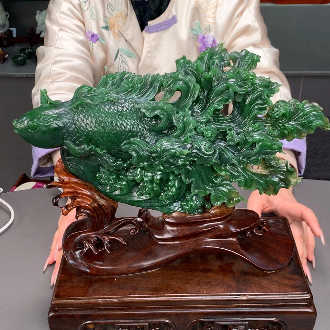 和田玉摆件未镶嵌睡****猫