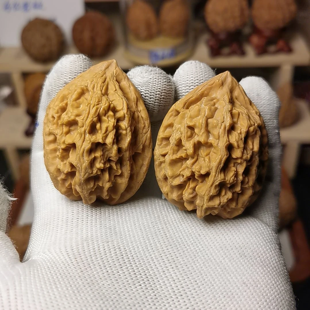 核桃文玩核桃高端小众大沽石4边41-42肚41高52-53