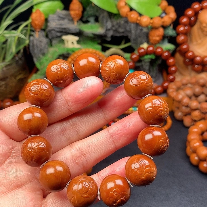 橄榄核手串/手链繁****油花开富贵17