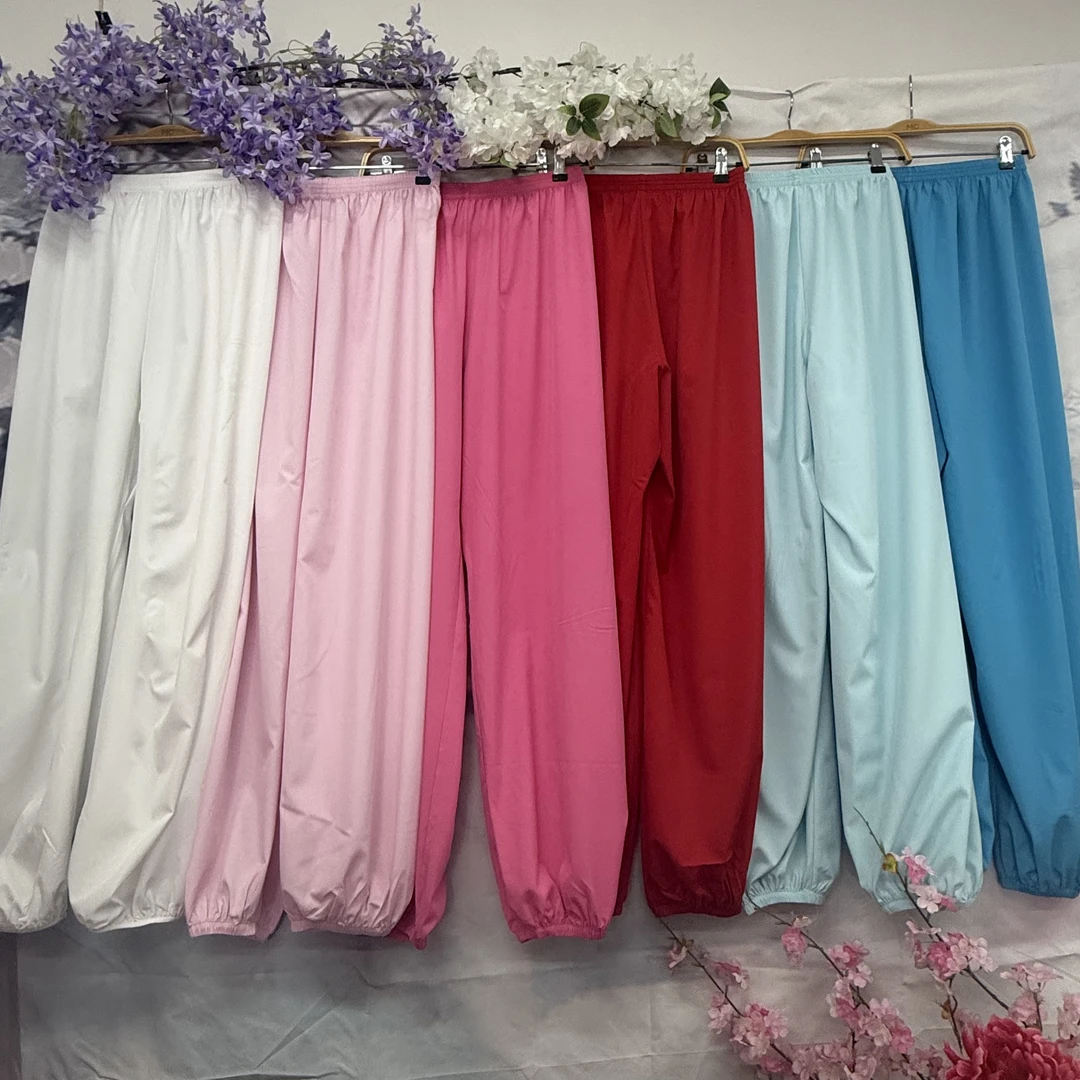 【自制水裤】戏曲练功裤宽松垂度好仿真丝透气吸汗不易皱