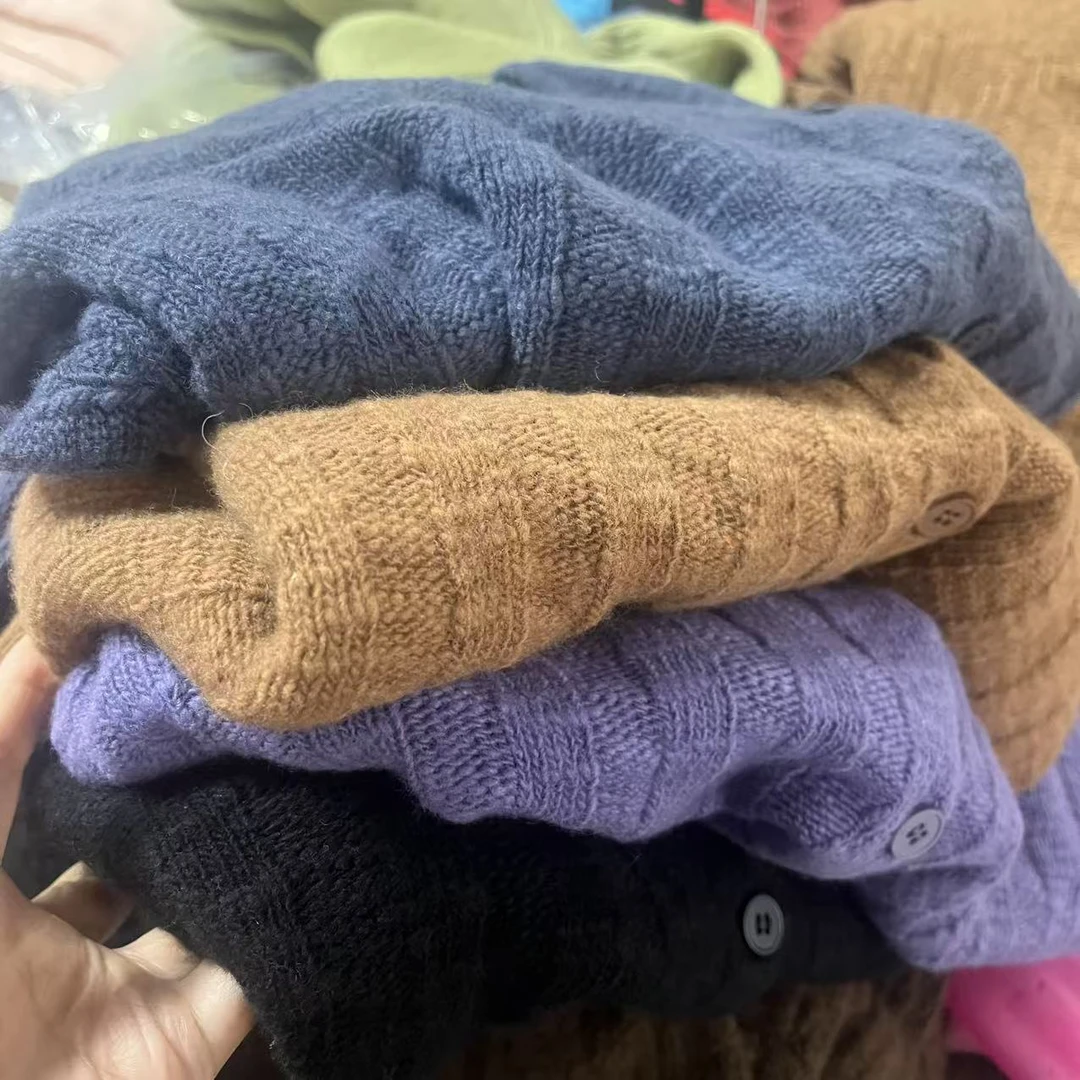 邓肯纱！女士多色圆领开衫