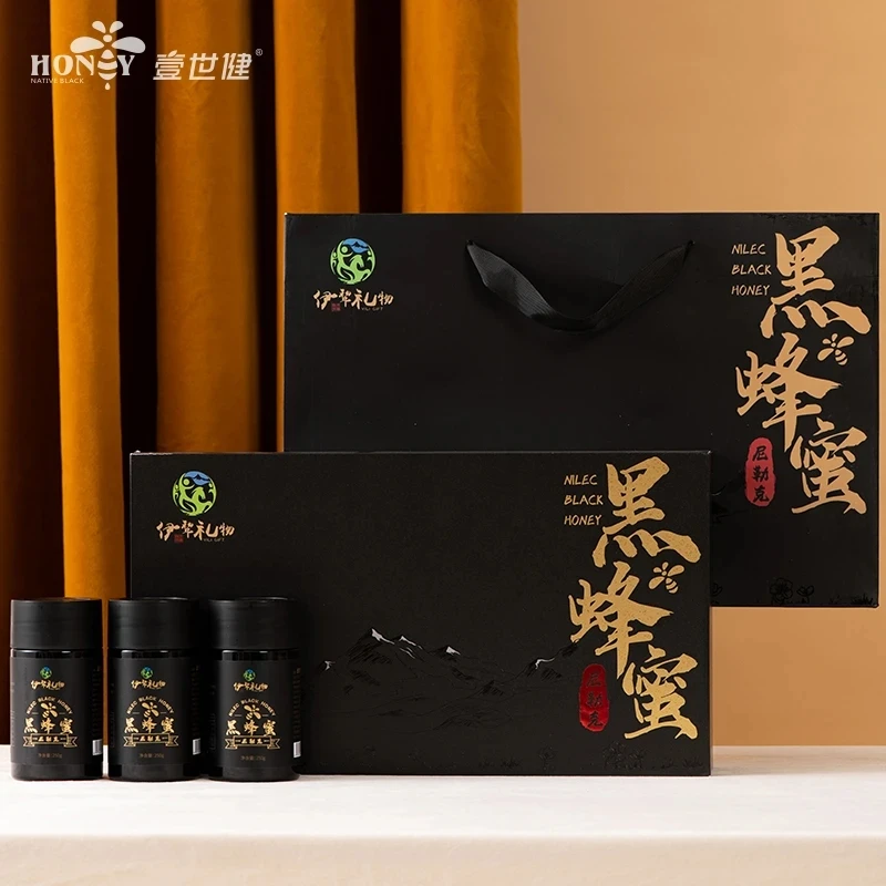新疆黑蜂蜂蜜尼勒克蜂蜜礼盒/家庭装不带礼盒天然酿造细腻结晶