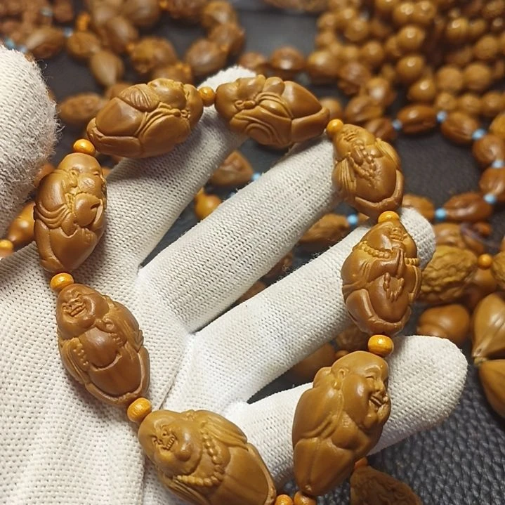 橄榄核吊坠橄榄核手持手串1.8弥勒