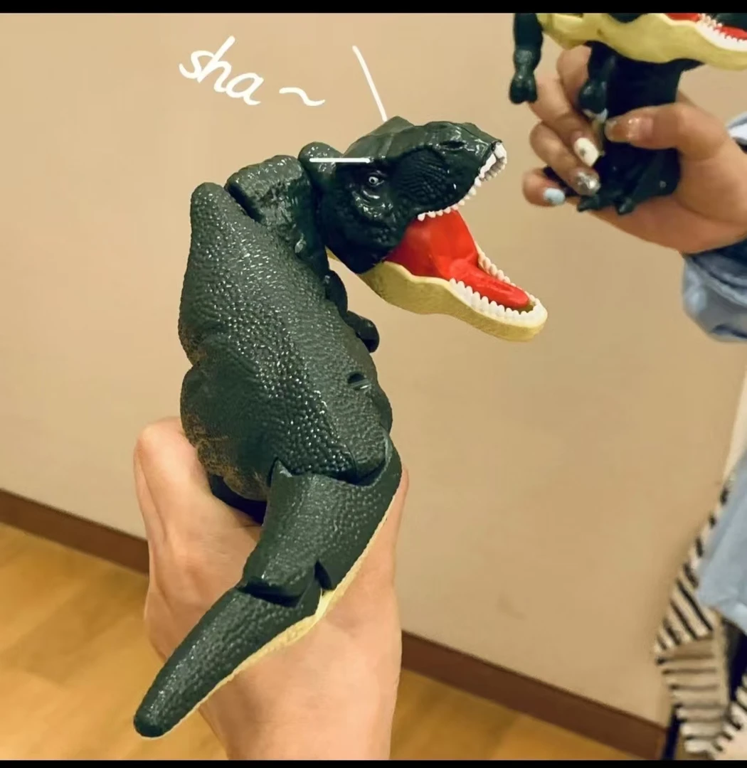恐龙啄食者伸缩弹簧机械手夹子创意减压整蛊男孩女孩快乐