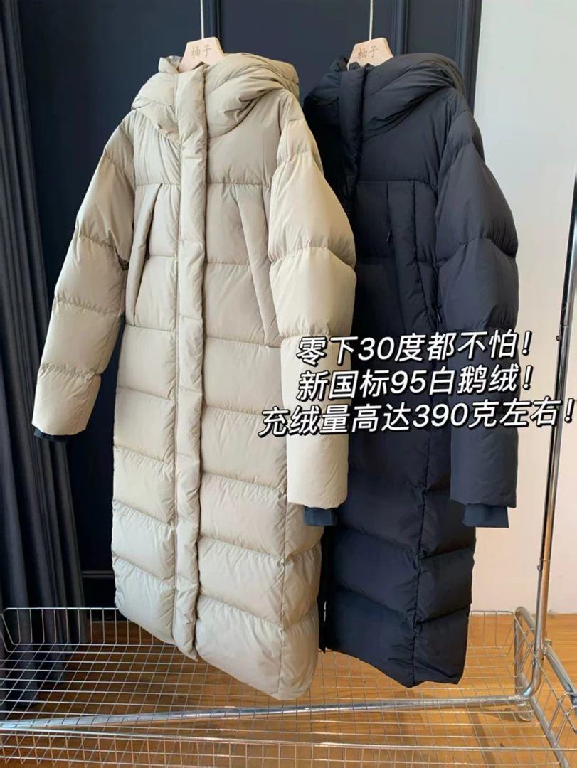 零下30度都不怕！新国标95白鹅绒！充绒量高达390克左右羽绒服女