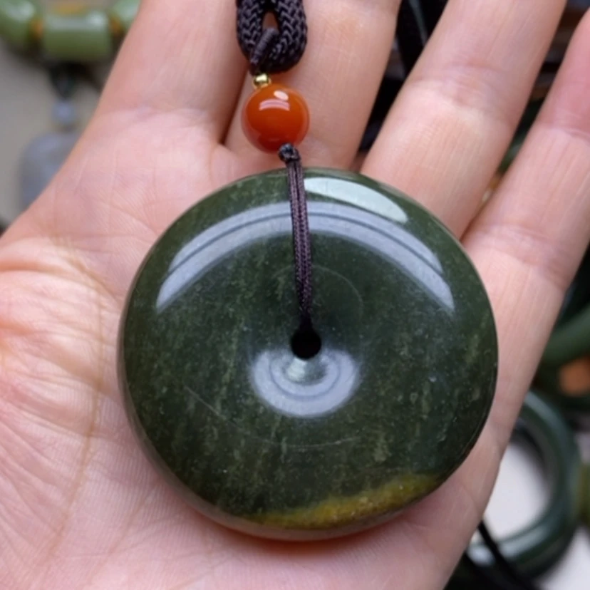 【闪购商品】岫岩河磨玉（透闪石质玉）未镶嵌挂件