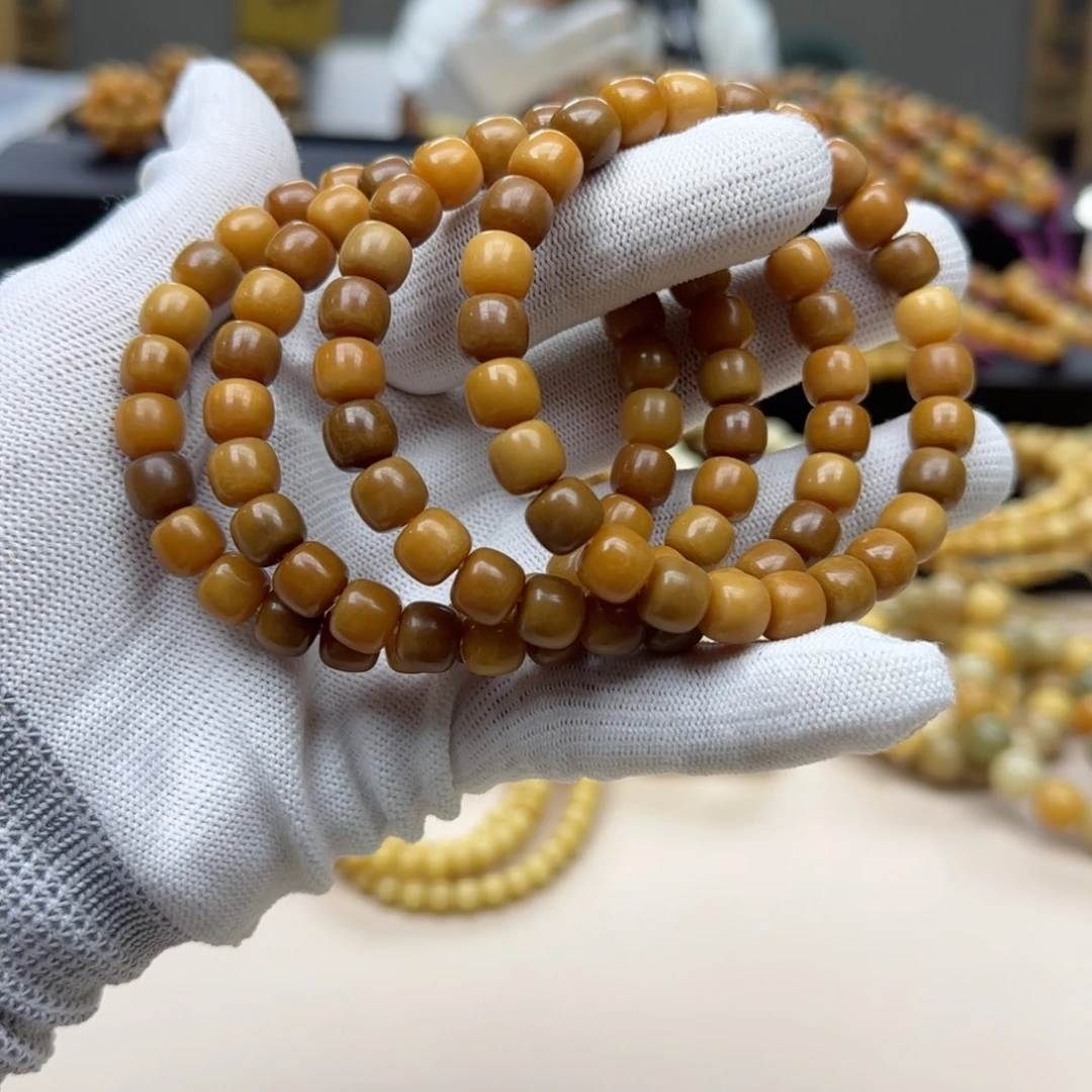 菩提根/象牙果手串8.9 11年 鬼工