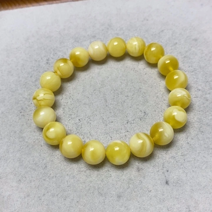 蜜蜡未镶嵌裸石串