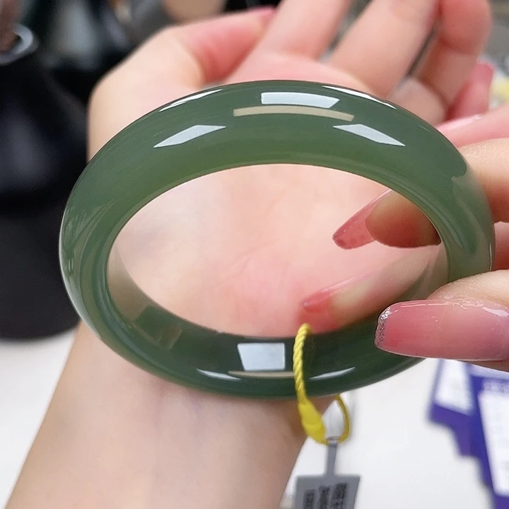 和田玉手镯5253未镶嵌