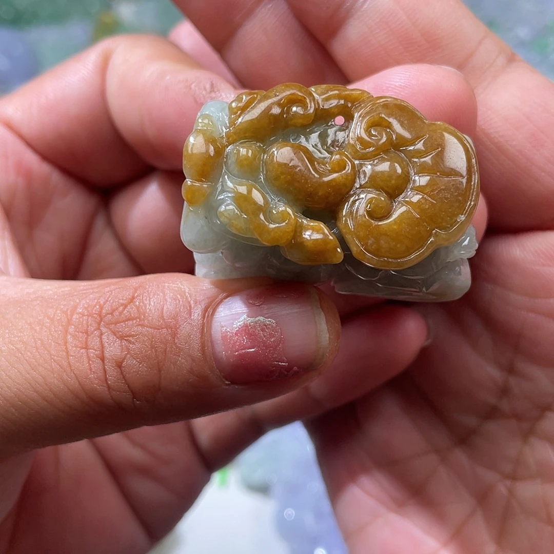 颈饰未镶嵌翡翠翡玉缘翡翠