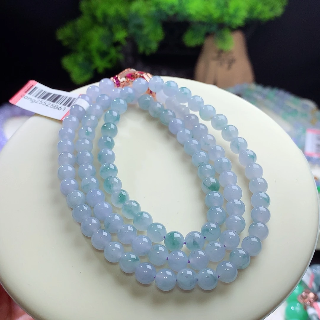 项链未镶嵌翡翠卡6mm