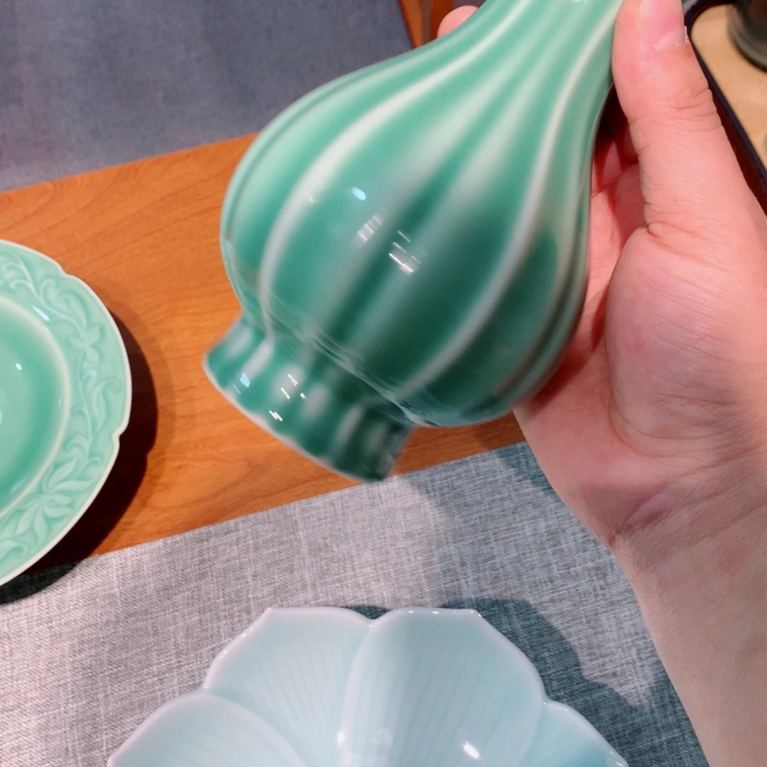 嘉***梦龙泉青瓷茶具花瓶
