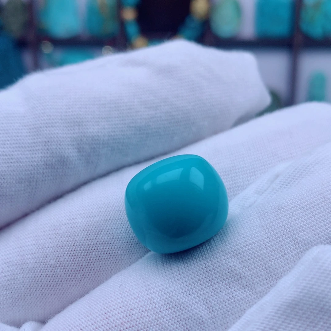 绿松石珠宝奇石未镶嵌黑**钓