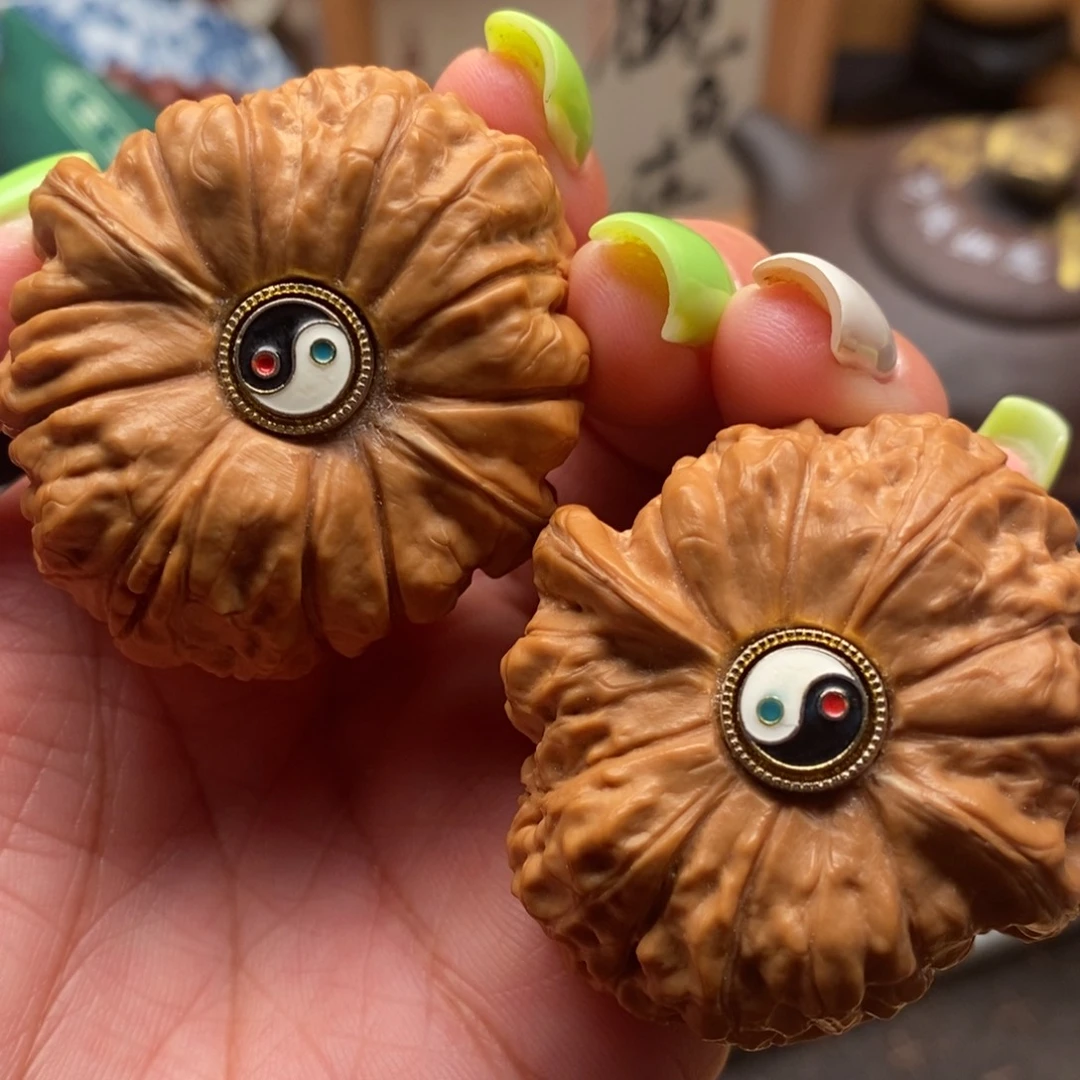 把件文玩核桃44尺全品南瓜墩